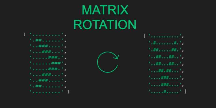 Rotate a matrix in Python